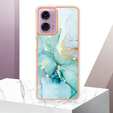 Carcasă de protecție pentru Motorola Moto G24 / G24 Power / G04, Marble Slim Case, verde