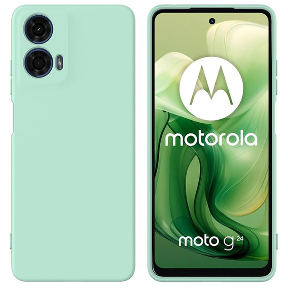 Husa pentru Motorola Moto G24 / G24 Power / G04, Silicone Lite, albastru