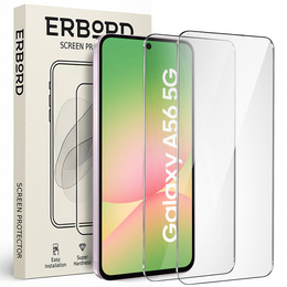 2x sticlă călită ERBORD 9H Hard Glass pe ecran pentru Samsung Galaxy A56 5G