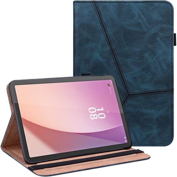 Husă pentru Lenovo Tab M9, Classic, cu spațiu pentru stylus, albastru