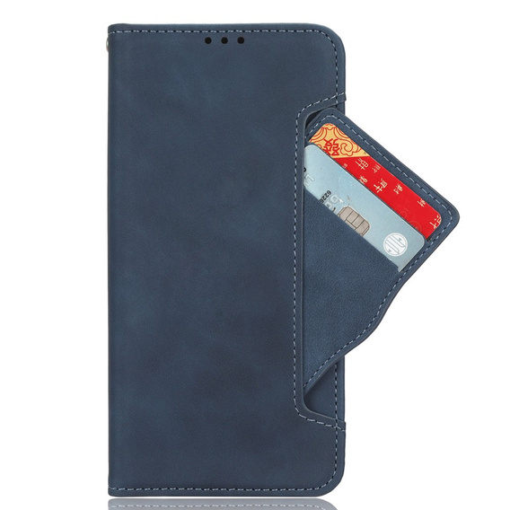 Cu clapetă pentru Xiaomi 14 Ultra, Card Slot, albastru închis