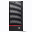 Carcasă cu clapetă pentru Samsung Galaxy S24, Carbon LC.IMEEKE, negru