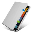 Husă pentru iPad 10.2" 2021/2020/2019 (9/8/7 gen.), cu spațiu pentru stylus, rotativ la 360 °, gri