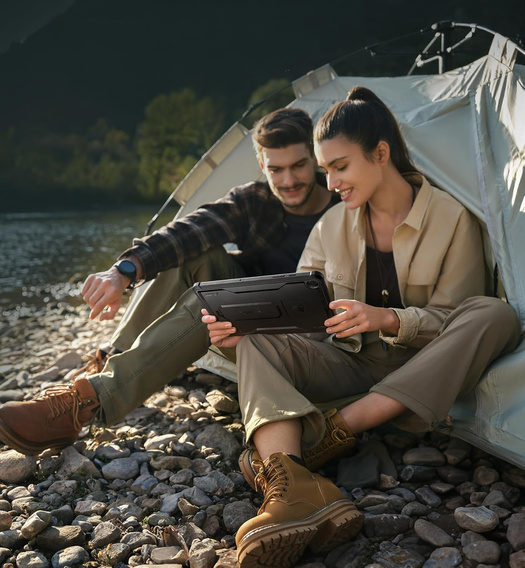 Husă blindată pentru Galaxy Tab A9+ Plus, Dexnor Full Body, negru