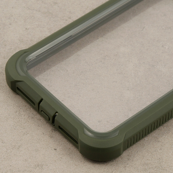 Huse pentru iPhone 11, Dexnor Full Body Rugged, transparent / verde