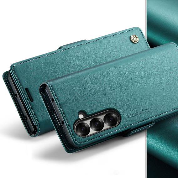 CASEME Litchi Wallet flip caz pentru Samsung Galaxy Z Fold7 5G