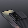 Husă NILLKIN Camshield Pro cu capac pentru cameră pentru Samsung Galaxy S26 Ultra, negru