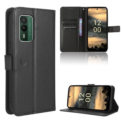 Cu clapetă pentru Nokia Nokia XR21, Wallet Smart Magnet, negru