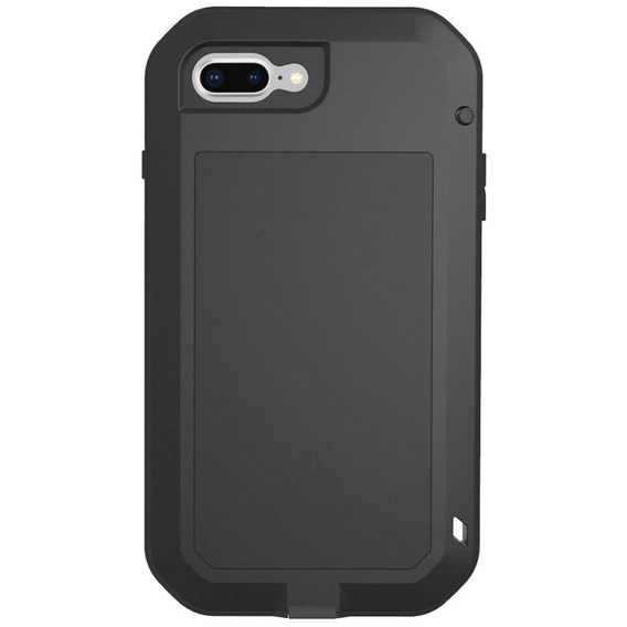 Love Mei Huse pentru iPhone 8 Plus / 7 Plus, armored with glass, negru