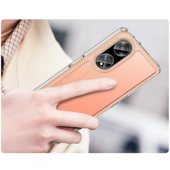 Huse pentru Oppo A98 5G, Fusion Hybrid, transparentă
