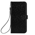 Husa cu clapetă pentru Oppo A5 5G / A5m, Wallet Rhombus, negru