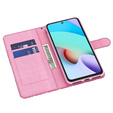 Cu clapetă pentru Xiaomi Redmi 13C / Poco C65, Wallet, Butterflies albastru