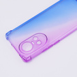 Husa pentru Oppo Reno 10 / 10 Pro, Gradient Dropproof, Violet / albastru