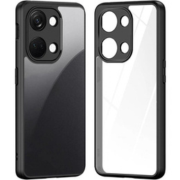 Carcasă pentru Xiaomi Redmi Note 13 Pro 4G / Xiaomi Redmi Note 14S / Xiaomi Poco M6 Pro 4G, Fusion Hybrid, cu protecție pentru camera foto, transparent / negru