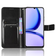 Cu clapetă pentru Realme Note 50, Crazy Horse Wallet, negru