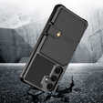 Husa pentru Samsung Galaxy A55 5G, Card Holder Kickstand, negru