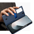 Husă cu clapetă pentru Samsung Z Fold5 5G, Smart View Wallet, albastru închis