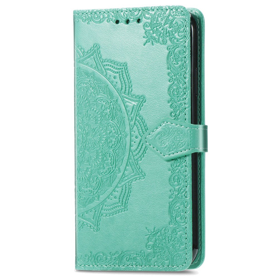 Cu clapetă pentru Motorola Edge 50 Pro, Mandala, verde