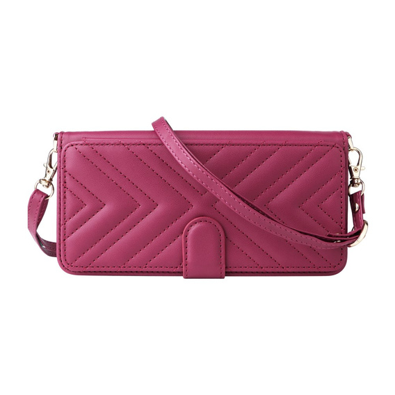Carcasă cu clapetă pentru Xiaomi Poco F7 Ultra, Crossbody Leather Wallet, maroon