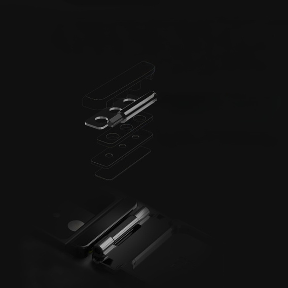 Carcasă pentru iPhone 16e, carcasă blindată Nillkin, Carboprof Case, pentru Magsafe, negru