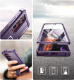Husă blindată pentru Samsung Galaxy S22 Ultra, Dexnor Full Body, violet