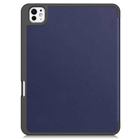 Husă pentru iPad Pro 11" 2024 (5 gen.), Smartcase cu spațiu pentru stylus, albastru închis