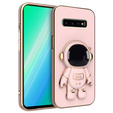 Huse pentru Samsung Galaxy S10 Plus, Astronaut, roz rose gold