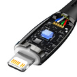 Baseus Glimmer USB-C la Lightning 20W 2m cablu pentru iPhone
