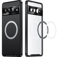 Carcasă de protecție pentru camera foto pentru Google Pixel 8 Pro, CamShield MagSafe, transparent / negru