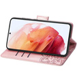 Cu clapetă pentru Oppo Reno 12, Mandala, roz