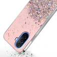 Huse pentru Huawei Nova Y70, Glittery, roz