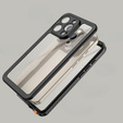 Husă impermeabilă IP68 pentru iPhone 16 Pro Max, negru