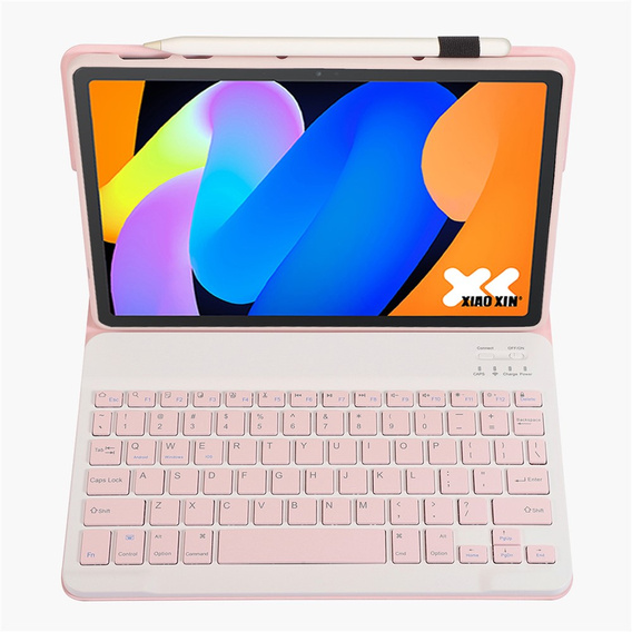 Tastatura Bluetooth pentru Lenovo Idea Tab 11" 2025 TB336FU TB336ZU, roz