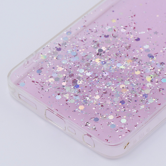 Huse pentru Oppo A58 4G, Glittery, roz