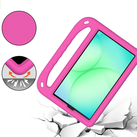 Husa pentru copii pentru Samsung Galaxy Tab A11 / A9, Husa pentru copii cu mâner, albastru