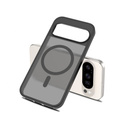Carcasă Matt pentru Google Pixel 10 / 10 Pro, pentru MagSafe, negru translucid