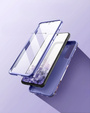 Huse pentru Samsung Galaxy S21 FE, Suritch Full Body Marble, violet