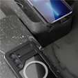 Husă impermeabilă pentru Samsung Galaxy S24, Redpepper, pentru MagSafe, negru