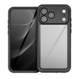 Husă pentru iPhone 17 Pro Max, IP68 rezistentă la apă Redpepper, negru