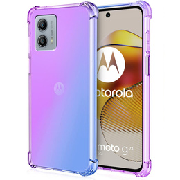 Husa pentru Motorola Moto G73 5G, Gradient Dropproof, Violet / albastru