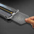 2x Sticlă temperată pentru iPhone X / XS / 11 Pro, ERBORD Easy App Full Screen Protector