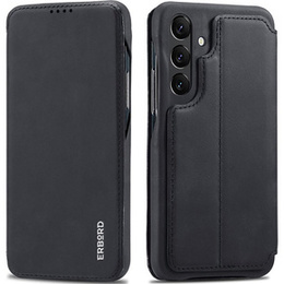 Carcasa cu clapetă pentru Samsung Galaxy A54, ERBORD Retro, negru