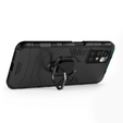 Huse pentru Xiaomi Redmi 10, Kickstand Ring, negru