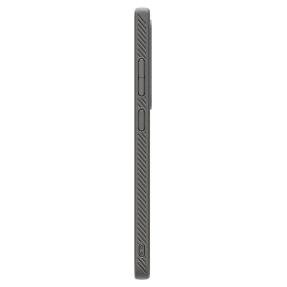 Carcasa Spigen pentru Samsung Galaxy S25 Ultra, Liquid Air, gri + 9H Tempered Glass