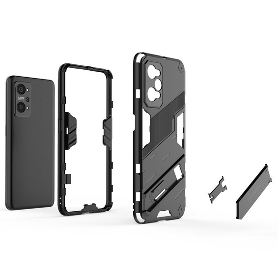 Husa pentru Realme GT 2 5G / GT Neo 2 / GT Neo 3T, Military kickstand, albastru