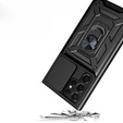 Husă blindată pentru Samsung Galaxy S23 Ultra, CamShield Slide, negru