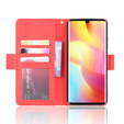 Cu clapetă pentru Xiaomi Mi Note 10 Lite, Card Slot, roșu