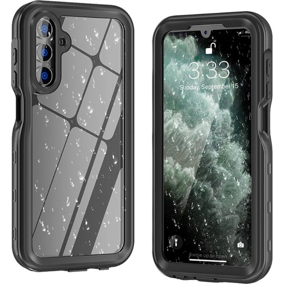 Husă impermeabilă IP68 pentru Samsung Galaxy A15 5G, Redpepper, negru