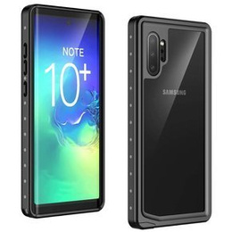 Husă impermeabilă IP68 pentru Samsung Galaxy Note 10+ Plus, Redpepper, negru