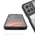 Carcasă pentru Motorola Moto E15 4G / G15 4G / G05 4G, Shockproof, cu folie, negru